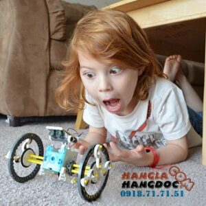 Đồ chơi tư duy lắp ráp robot thám hiểm vũ trụ 14 in 1