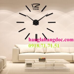 Đồng hồ DIY 360 độ dán tường 3D trang trí cỡ đại version 4