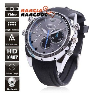 Đồng hồ IR quay đêm chuẩn full HD kiểu Q&G