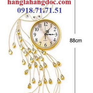 Đồng hồ chim công hoàng kim sang trọng & độc đáo