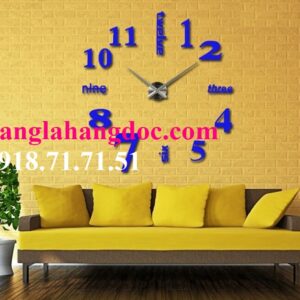 Đồng hồ dán tường decor không gian cỡ trung (0,6 – 1m) 18 mẫu