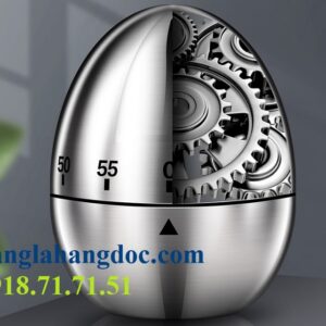 Đồng hồ nấu ăn hẹn giờ cơ học táo trứng inox 304 (loại tốt)