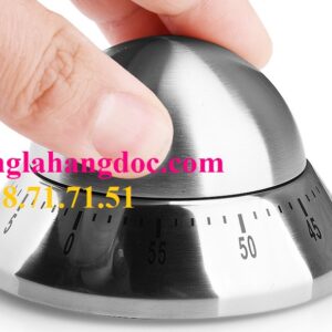 Đồng hồ nhà bếp cơ học inox 304 hình núi lửa/ UFO (loại tốt)