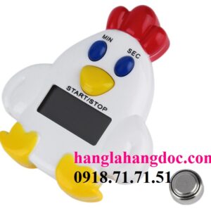 Đồng hồ nhà bếp điện tử hình con gà (version 1)