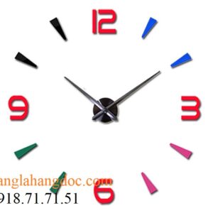 Đồng hồ treo tường cỡ lớn tự dán (DIY Sticker Clock) version 7