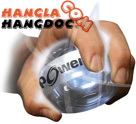 Dụng cụ tập tay – Banh POWER BALL, tập lực tay đơn giản & hiệu quả (phát sáng)