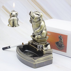 Gạt tàn bật lửa hình con heo độc đáo & sang trọng
