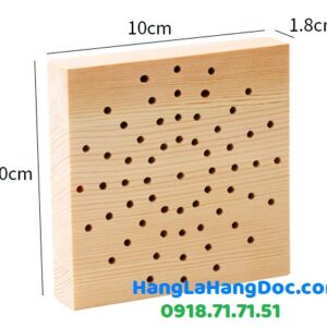 Giá gỗ vuông cắm 61 cây phi tiêu mũi nhọn