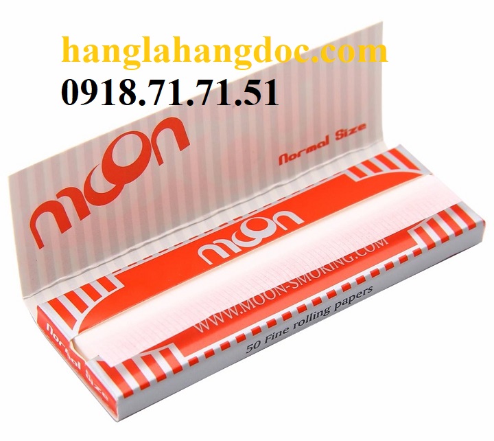 Giấy cuốn thuốc lá tự nhiên 70mm hiệu Moon đỏ