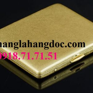 Hộp đựng thuốc lá Kuboy KC10-01 bằng đồng cổ điển (14 điếu)