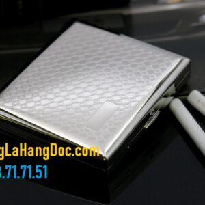 Hộp đựng thuốc lá inox 430 Kuboy KC1-17 20 điếu