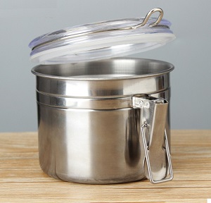 Hộp đựng thuốc tẩu cỡ nhỏ (10×8.4cm) nắp đậy siêu kín