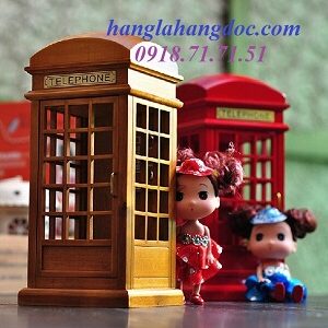 Hộp nhạc gỗ buồng điện thoại công cộng – Telephone Box