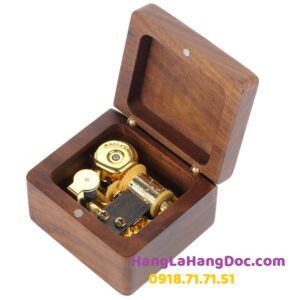 Hộp nhạc gỗ óc chó cỡ nhỏ WN-C7