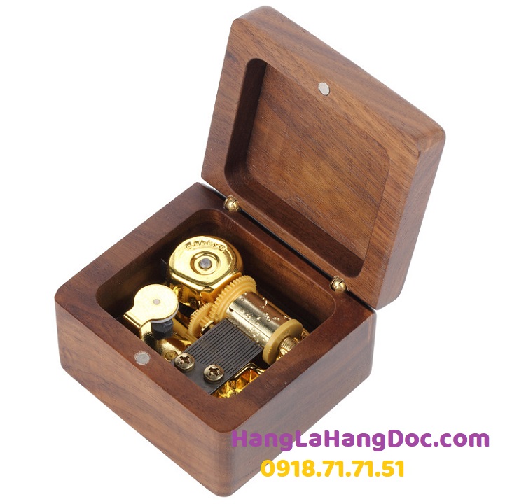 Hộp nhạc gỗ óc chó cỡ nhỏ WN-C7