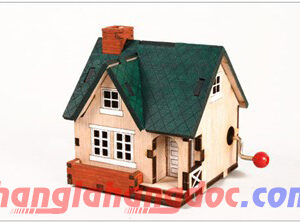 Hộp nhạc mô hình mái ấm tự lắp ráp