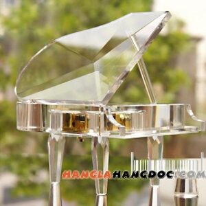 Hộp nhạc piano pha lê (loại lớn) – Crystal Music Box