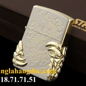 Hộp quẹt Zippo Star móng rồng khắc nổi