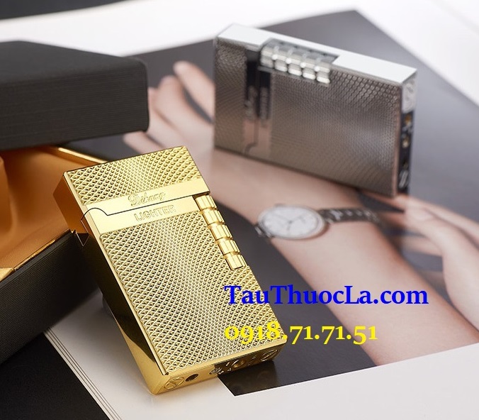 Hộp quẹt hút tẩu thuốc lá sợi DP-854 lửa xéo