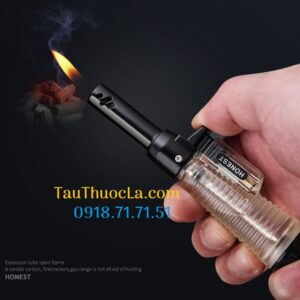 Hộp quẹt mồi tẩu pipe Honest 379 thân trong suốt