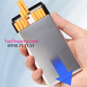 Hộp thuốc lá 8923 chứa 20 điếu nhỏ esse kiểu nắp trượt mở