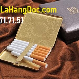Hộp thuốc lá 9 điếu KC6-08 bằng đồng