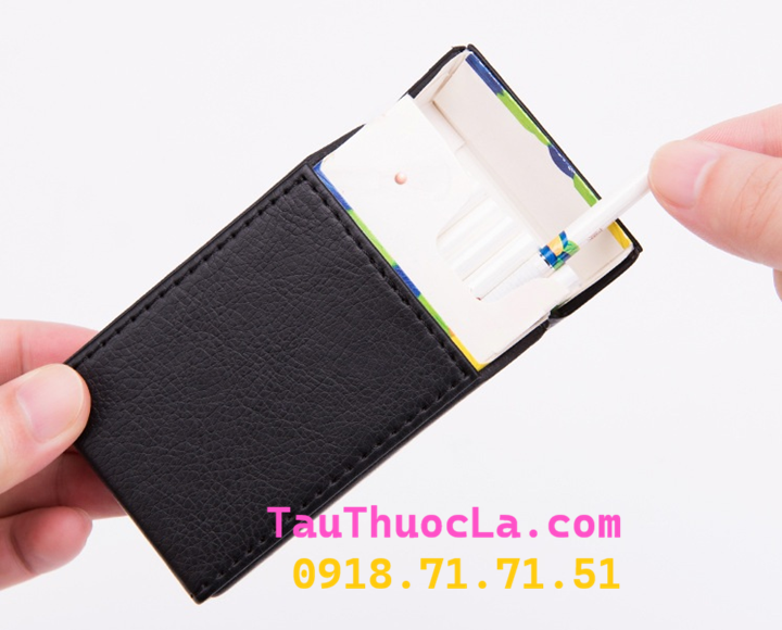 Hộp thuốc lá Ge-77 để nguyên gói 20 điếu esse bọc da PU