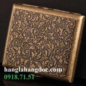 Hộp thuốc lá Guipai kim loại kiểu cổ điển, 16 điếu GP-VT16