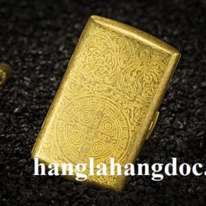 Hộp thuốc lá Kuboy KC7-09 bằng đồng hoa văn Hoàng Gia