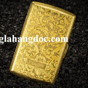 Hộp thuốc lá bằng đồng KC7-08 Kuboy hoa văn