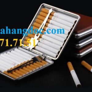 Hộp thuốc lá bọc da 20 điếu hiệu Star 001A (20 điếu)