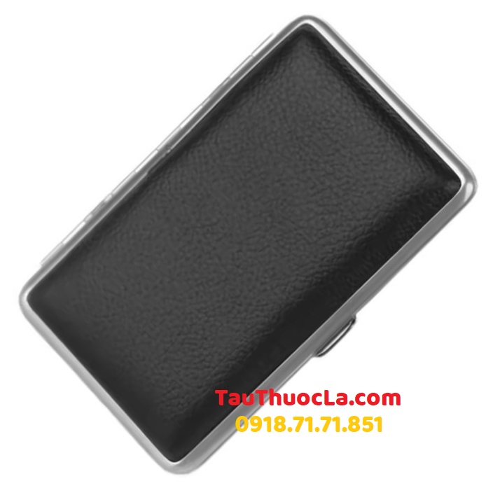 Hộp thuốc lá da bò thật DGe-20 đựng 20 điếu esse