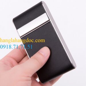 Hộp thuốc lá esse khung thép dầy, bọc da cao cấp eY2