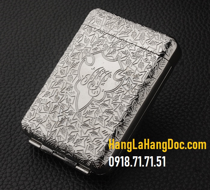 Hộp thuốc lá kim loại cao cấp bung mở kiểu vỏ sò độc đáo VS-923