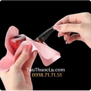 Khăn da cừu non KC-55 mềm mịn (17x13cm) lau tẩu pipe an toàn