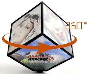 Khung hình lục giác tự xoay 360 độ