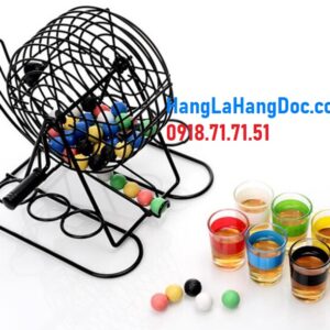Lồng quay xổ số Bingo Drinkspel, đồ chơi uống rượu siêu độc