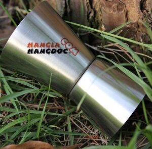 Ly pha rượu inox 2 đầu (15/ 30 ml)