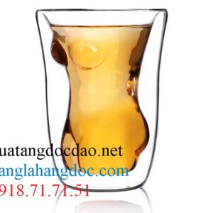 Ly rượu thủy tinh body sexy ngộ nghĩnh