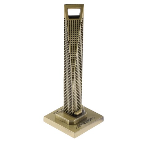 Mô hình 14cm tòa tháp Trung tâm Tài chính Thế giới Thượng Hải
