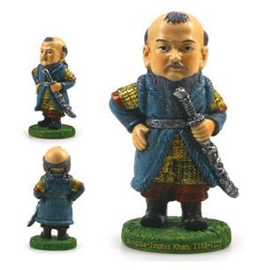 Mô hình 3D nhựa thông Thành Cát Tư Hãn, nhà quân sự lỗi lạc