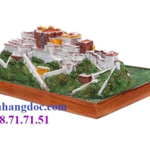 Mô hình 3D thu nhỏ cung điện Potala (nhựa thông), Tây Tạng