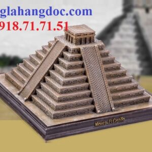 Mô hình 3D thu nhỏ kim tự tháp Maya, Mexico (El Castillo)