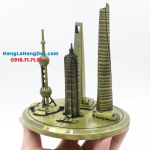 Mô hình bộ 4 công trình kiến trúc Thượng Hải