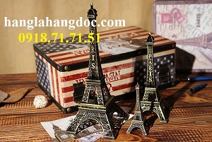 Mô hình công trình kiến trúc nổi tiếng – Tháp Eiffel kim loại 32cm