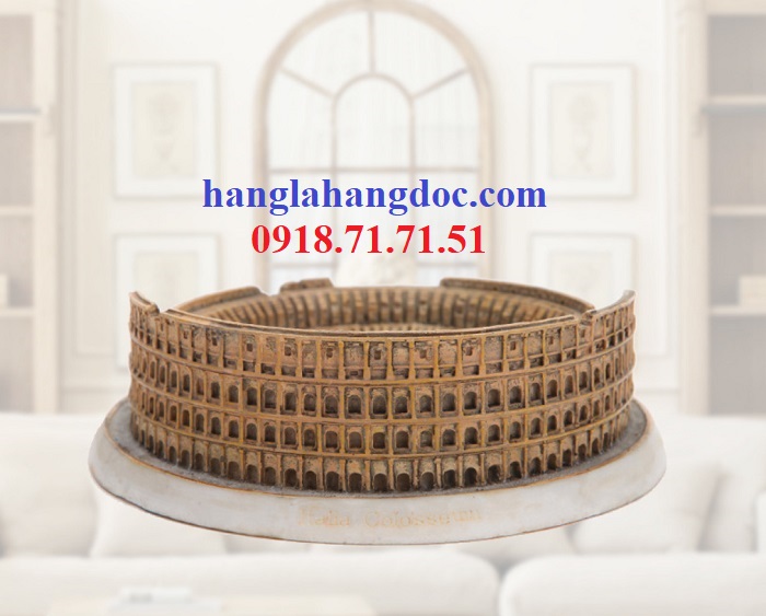 Mô hình đấu trường La Mã nhựa thông 3D (Colosseum, Rome, Ý)