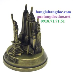 Mô hình kim loại bộ 5 công trình nổi tiếng New York (7x7x8,7cm)