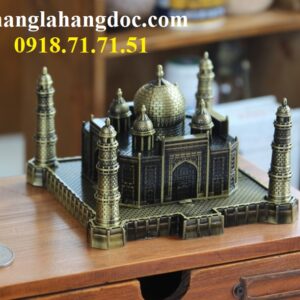 Mô hình ngôi đền Taj Mahal kim loại (cỡ đại)