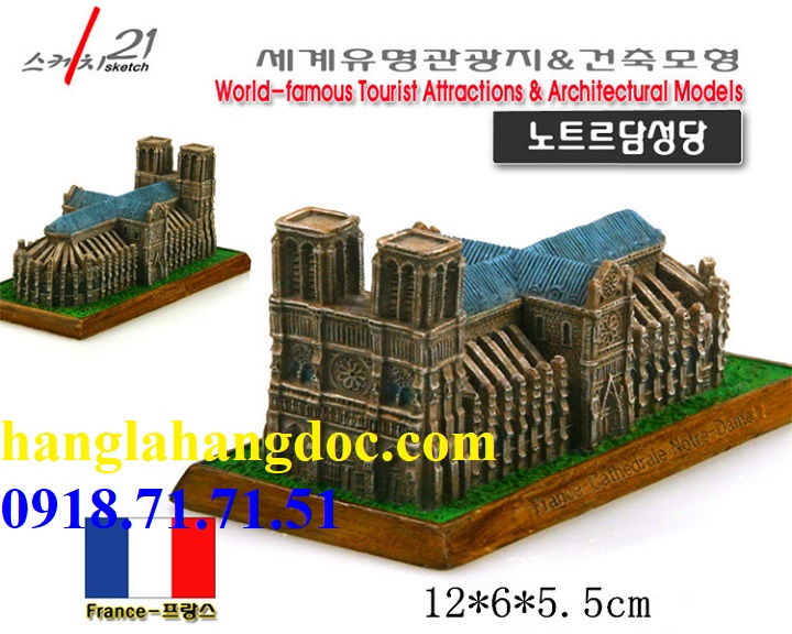 Mô hình nhà thờ Đức Bà, Paris – Pháp (Catherale Notre Dame)