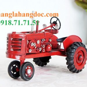 Mô hình sắt xe máy cày trang trí vintage độc đáo (17x10x11cm)